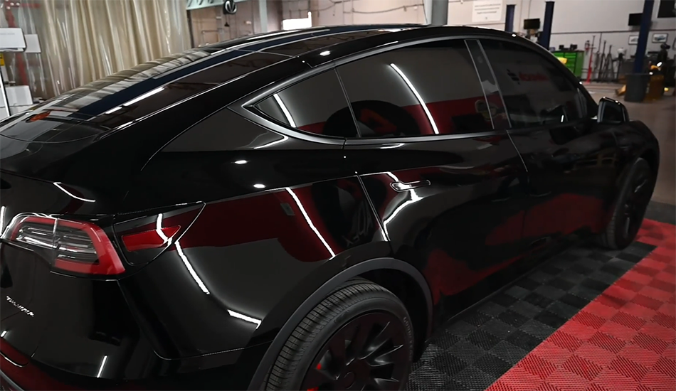Enhanced Black Tesla Model Y by Apex Customs Apex Customs