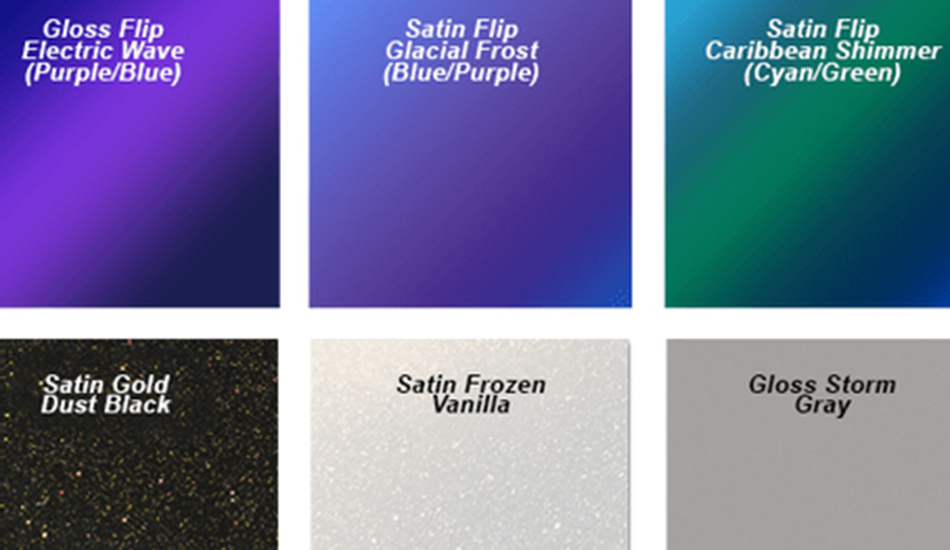 Eight Exciting New Colors - 3M™ Wrap Film Series 1080 