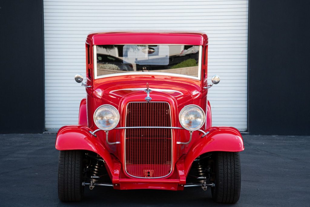 red 1934 pickup truck